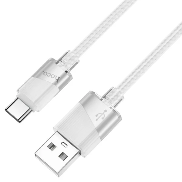 Кабель Hoco U132 Beijing Type-C to Type-C (60W) [Gray]